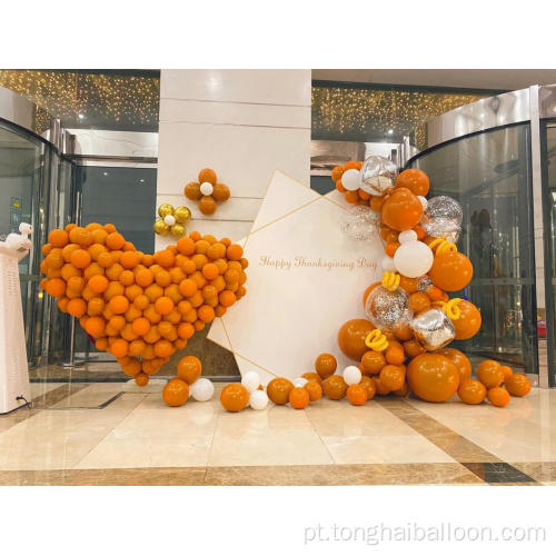 Combinação de balões decorativos de Ação de Graças